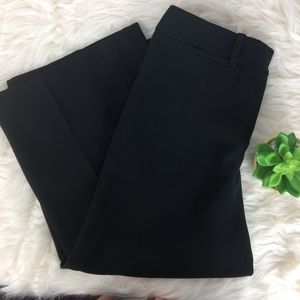 White House Black Market 2 Crop Black Dress Pants